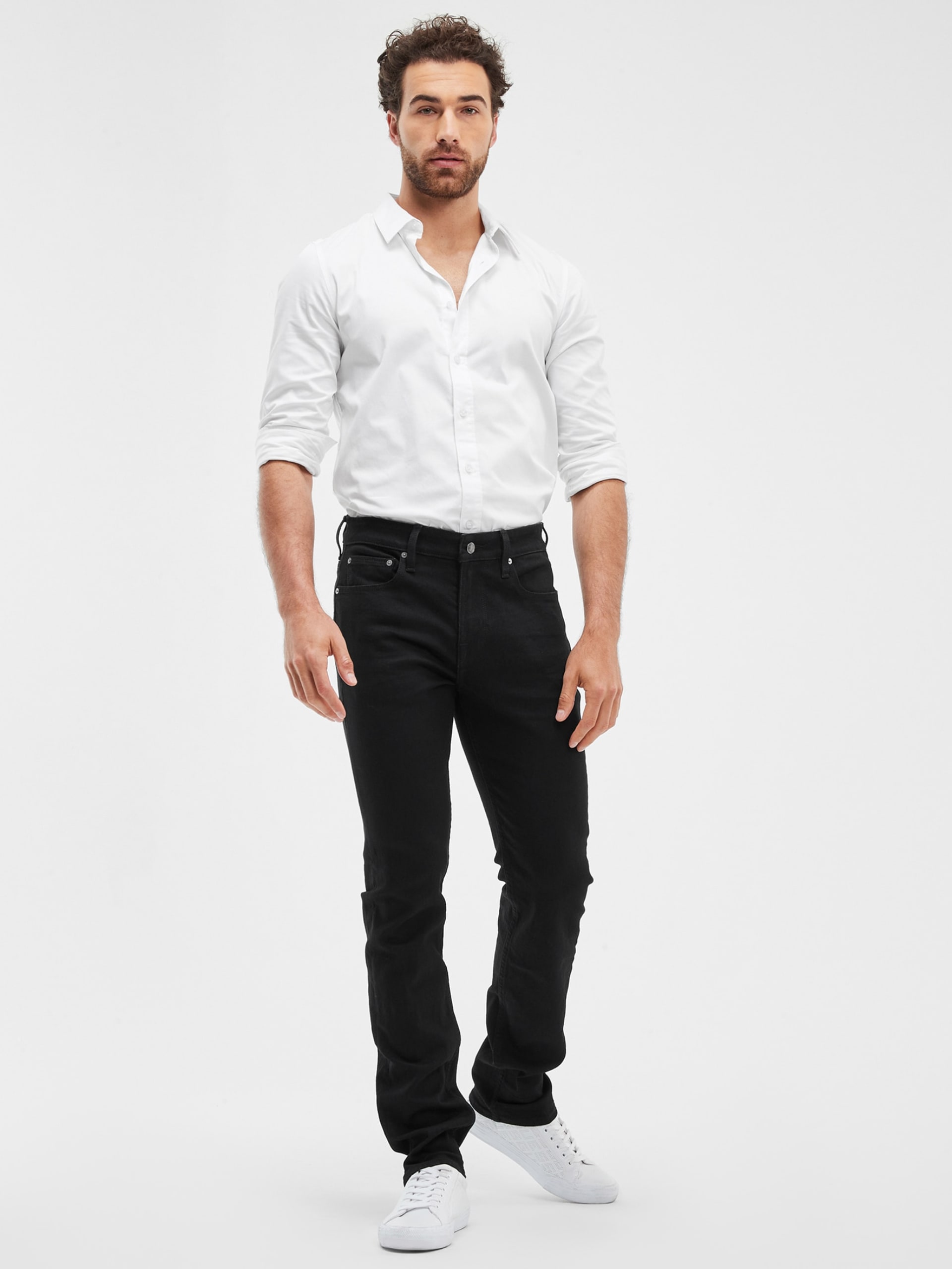Calça jeans reta ecológica
