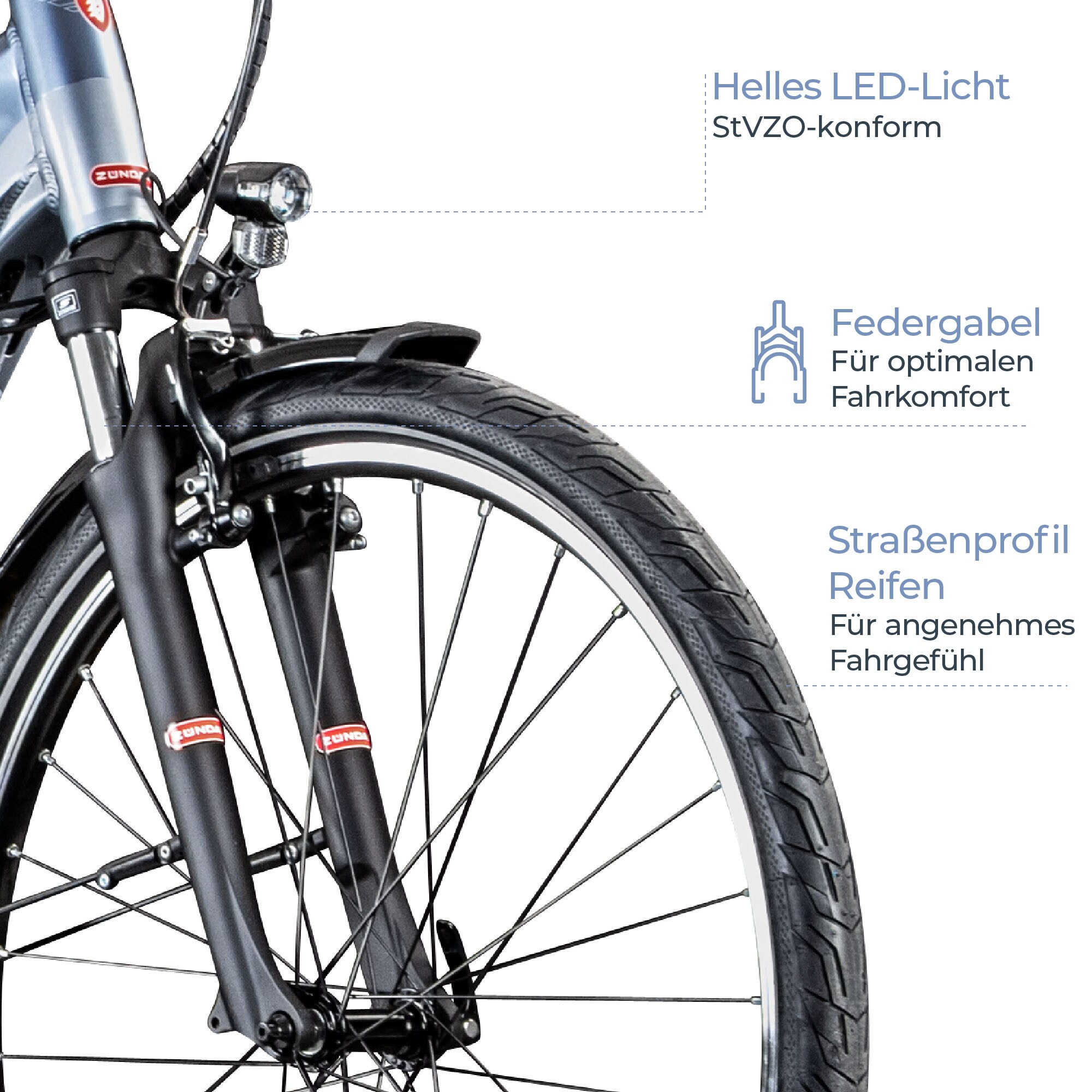 Zündapp Z909 E Bike Damenfahrrad 28 Zoll für 150 - 170 cm Bosch Pedelec mit 7 Gängen