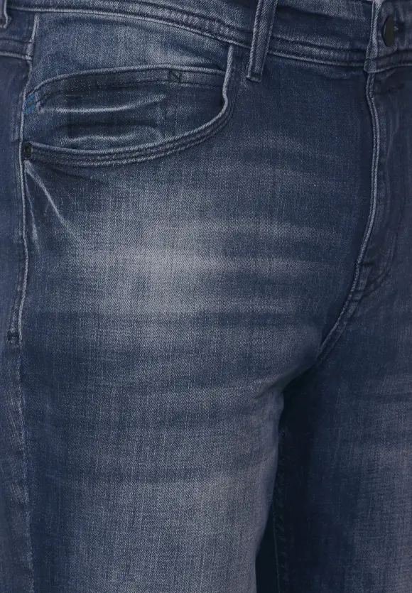 Regular Fit Jeans - indigo blue wash
