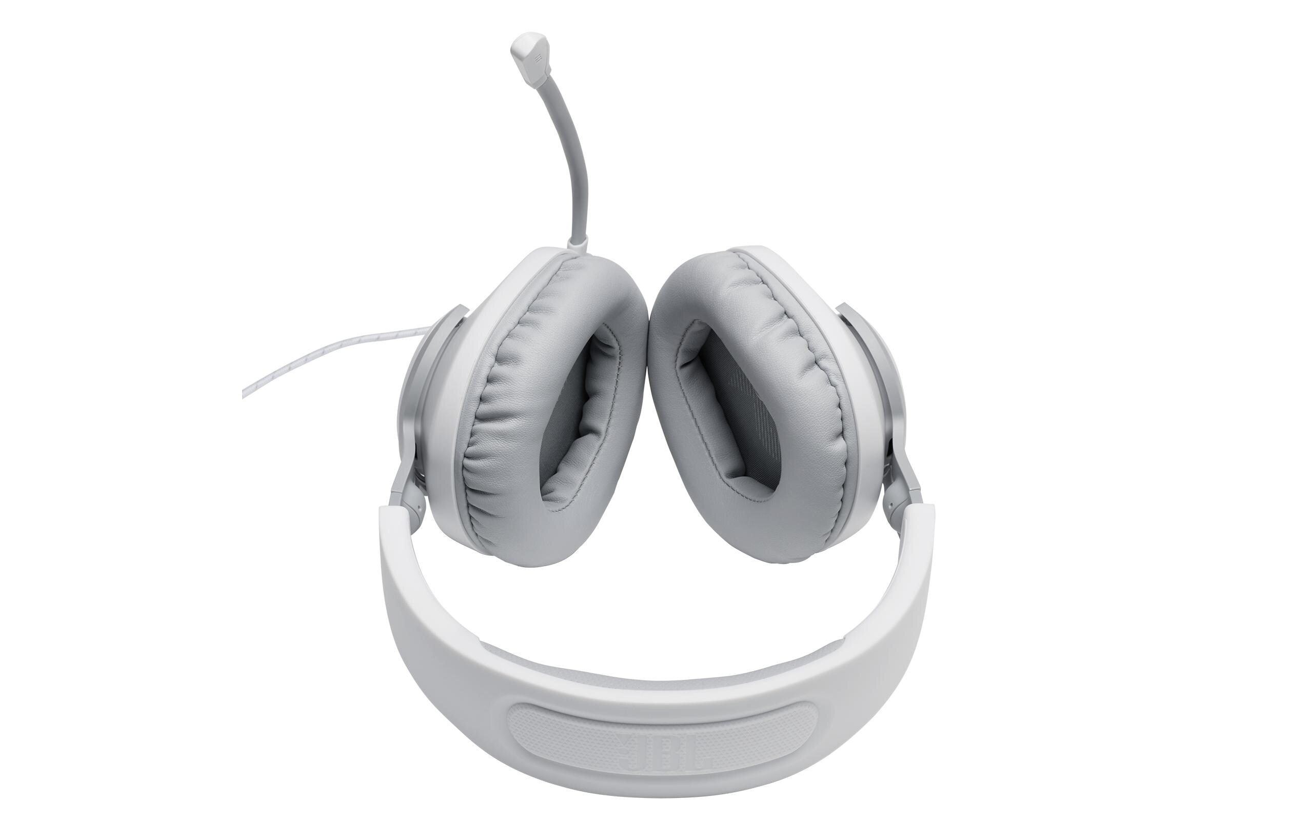 Headset Quantum 100 WeissKabelgebundenes Over-Ear-Gaming-Headset mit abnehmbarem Mikro