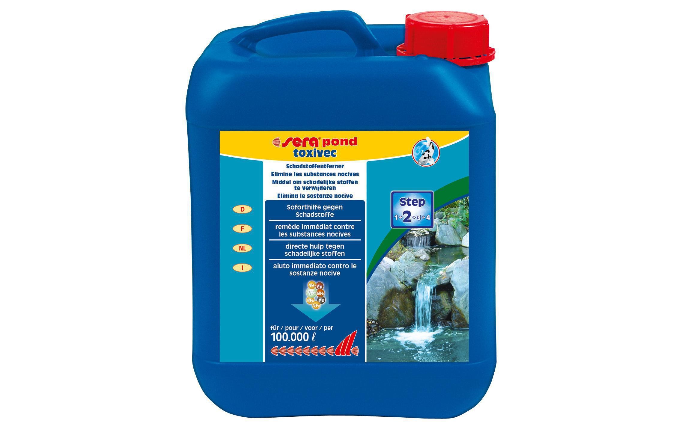 Pflegemittel Pond Toxivec 2.5 lTeichpflegemittel gegen Ammoniak und Nitrit