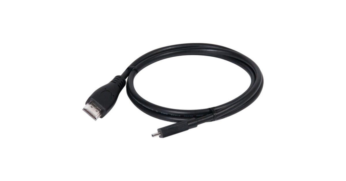 Club 3DMicro HDMI > HDMI 2.0 kabel  (Zwart, 1 meter, 4K 60Hz)