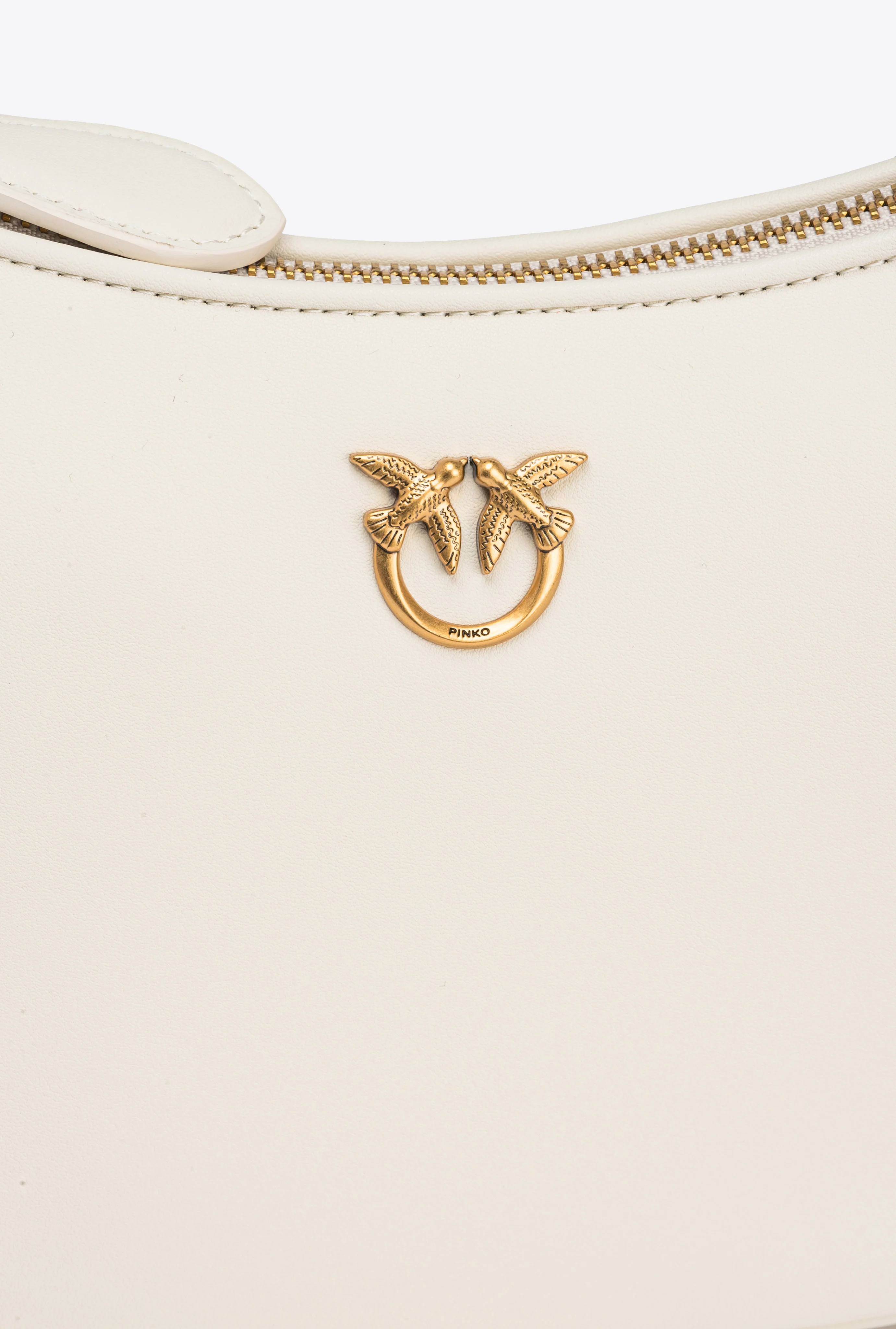 Mini love bag half moon simply | Blanc
