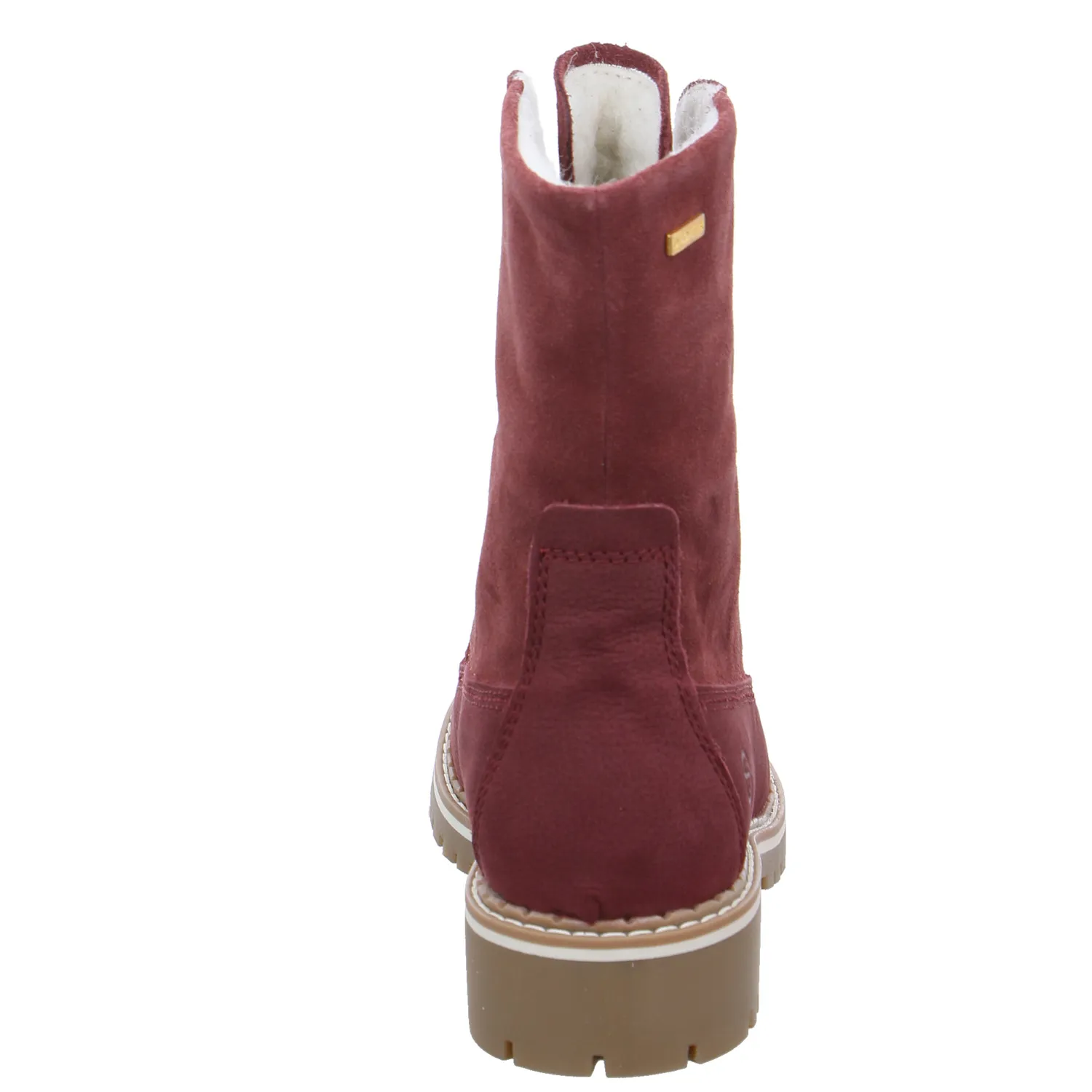 TAMARIS Boot Bordeau Leder  mit Tex-Membrane