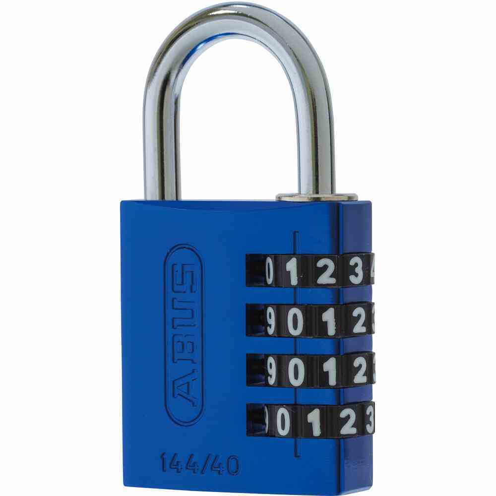 ABUS Zahlenschloss - blau - Aluminium - 144/40