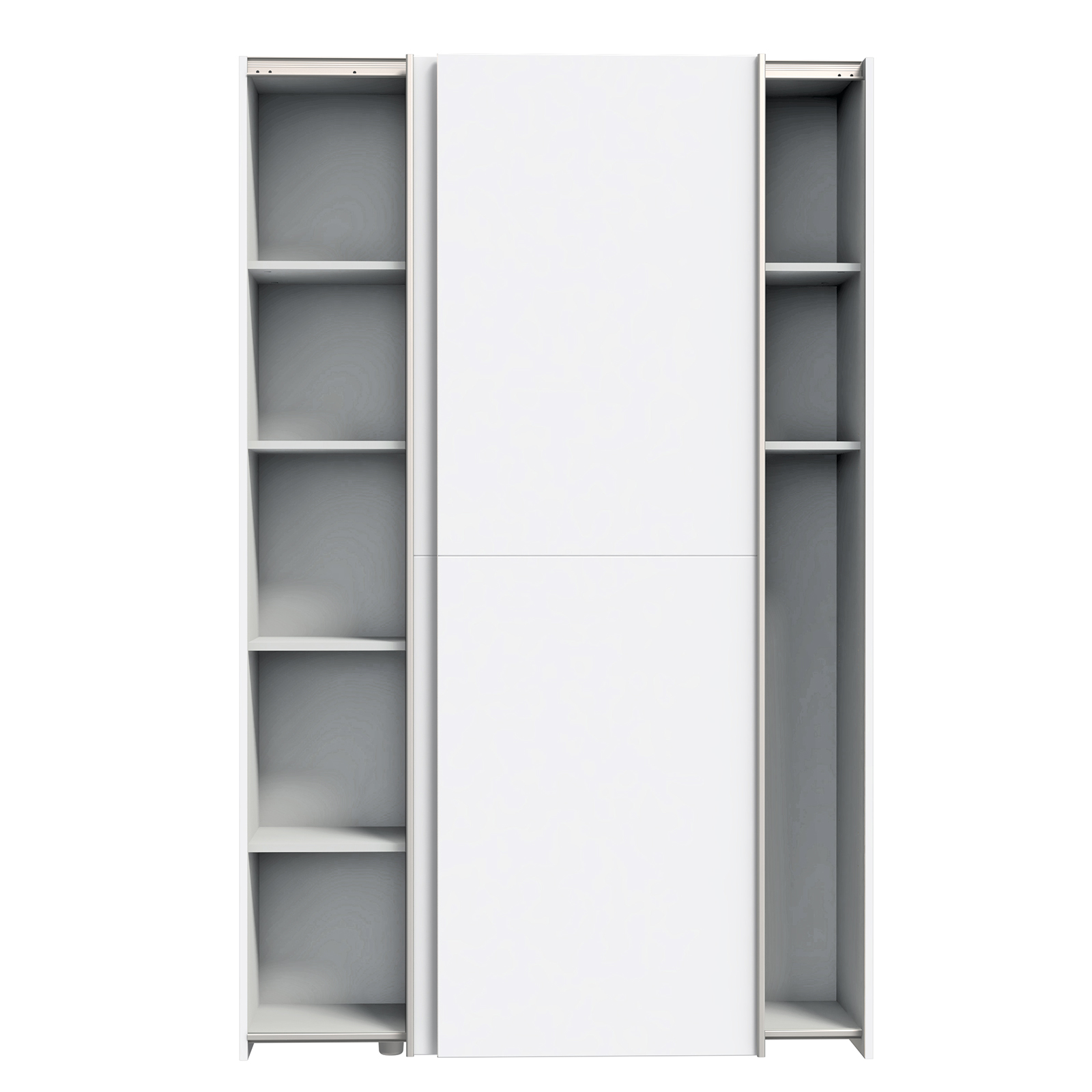 Mehrzweckschrank - weiß - 120 cm breit