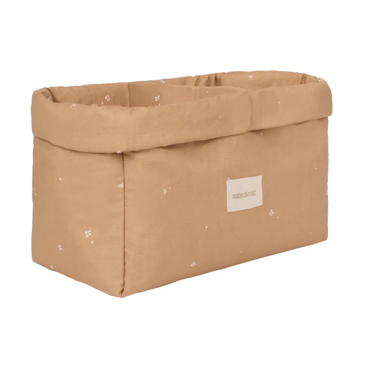 Nobodinoz Panier de rangement Stories en coton bio | Blush