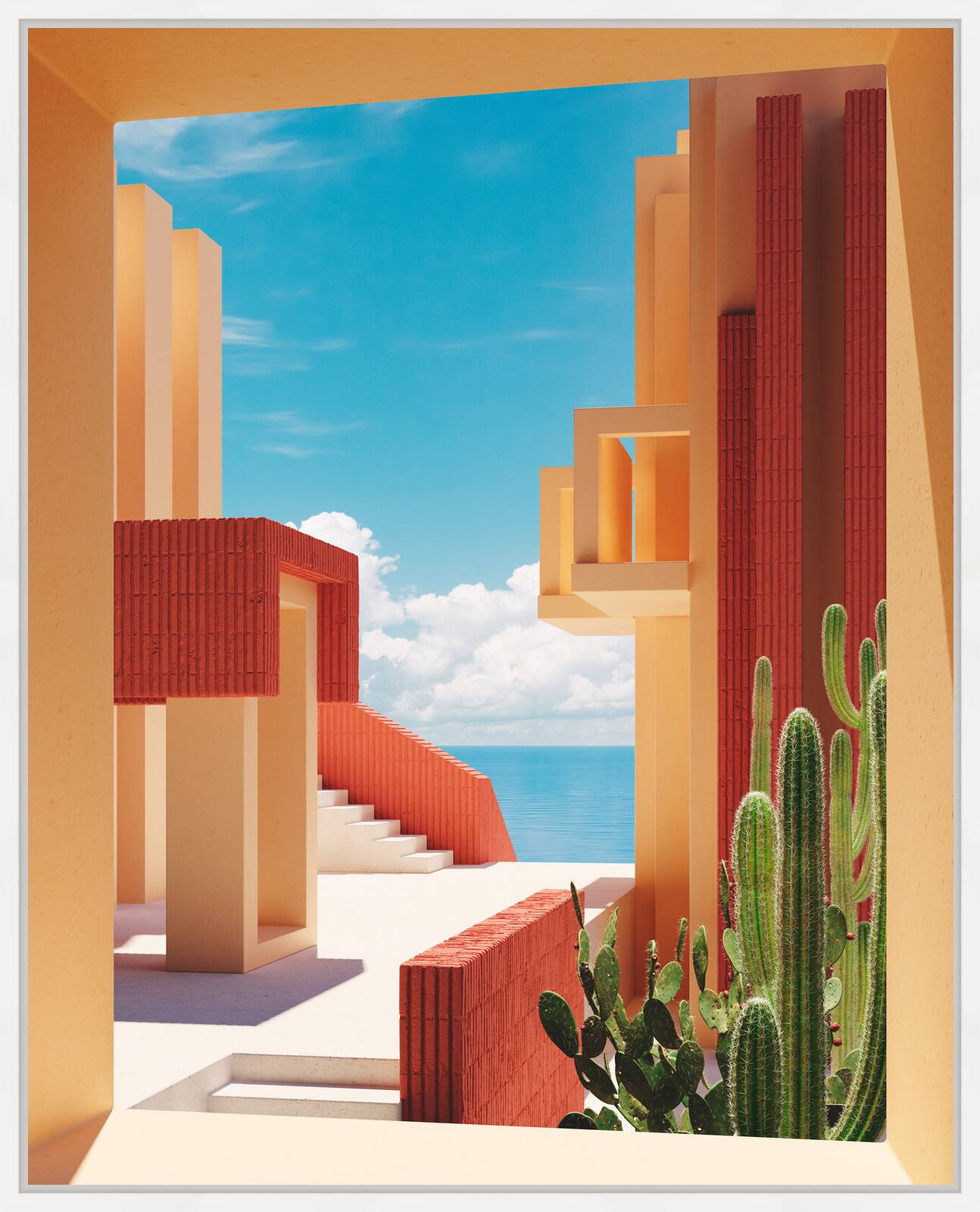 Sea view by Massimo Colonna - Limited Edition. Edition of: 150. Signed.