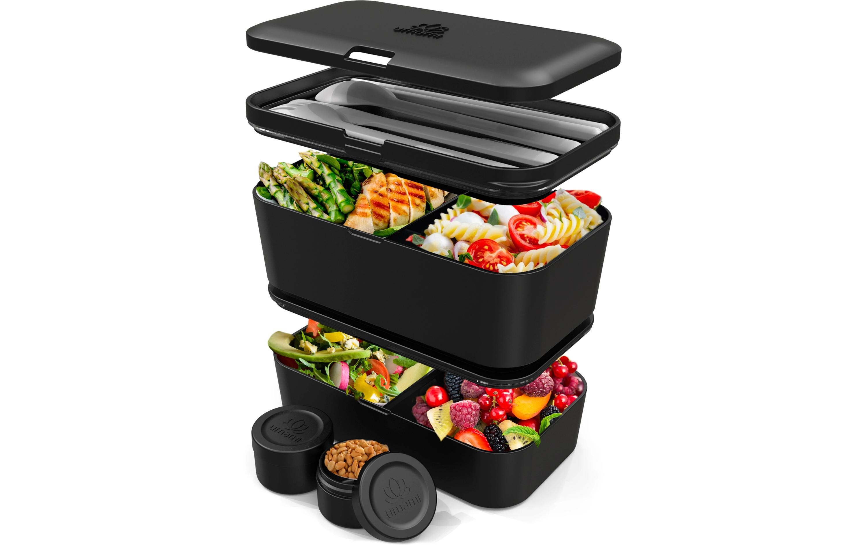 Lunchbox Nestable L Onyx BlackPraktische und nachhaltige Lunchbox