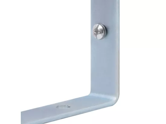 Supports pour poteau de clôture 3 pcs Acier galvanisé