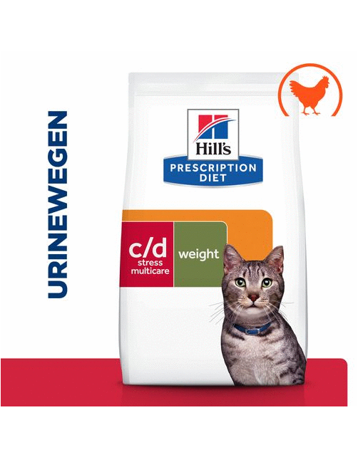 Hill's Prescription Diet C\/D Urinary Stress + Metabolic Zak Kip - Kattenvoer