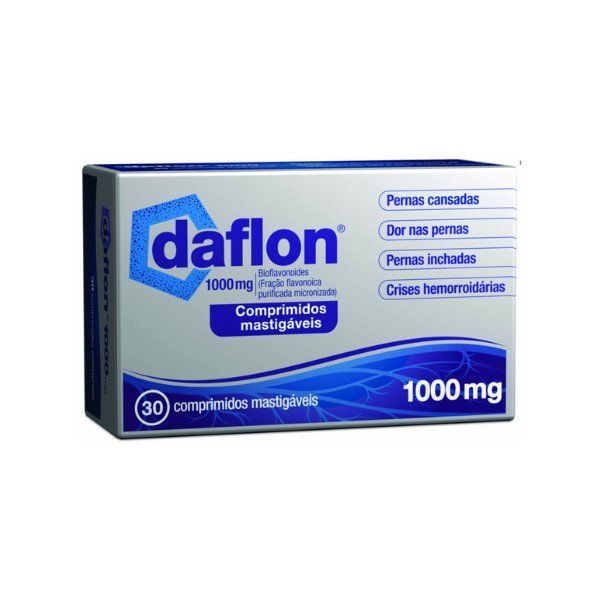 Daflon 1000mg 30 Comprimidos Mastigavéis