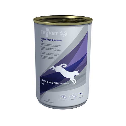 TROVET Hypoallergenic VPD (Venison) Hond - Blik