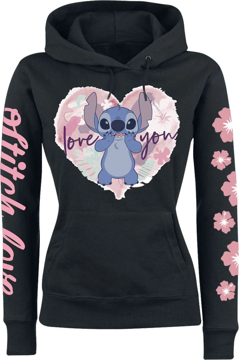 Love You | Lilo & Stitch Sweat-shirt à capuche
