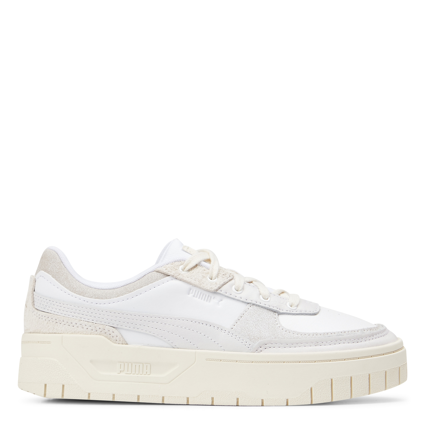 CALI DREAM THRIFTED W - Baskets basses compensées| Blanc