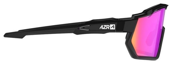 Coffret AZR Pro Race RX Noir Ecran Rose   Ecran Incolore