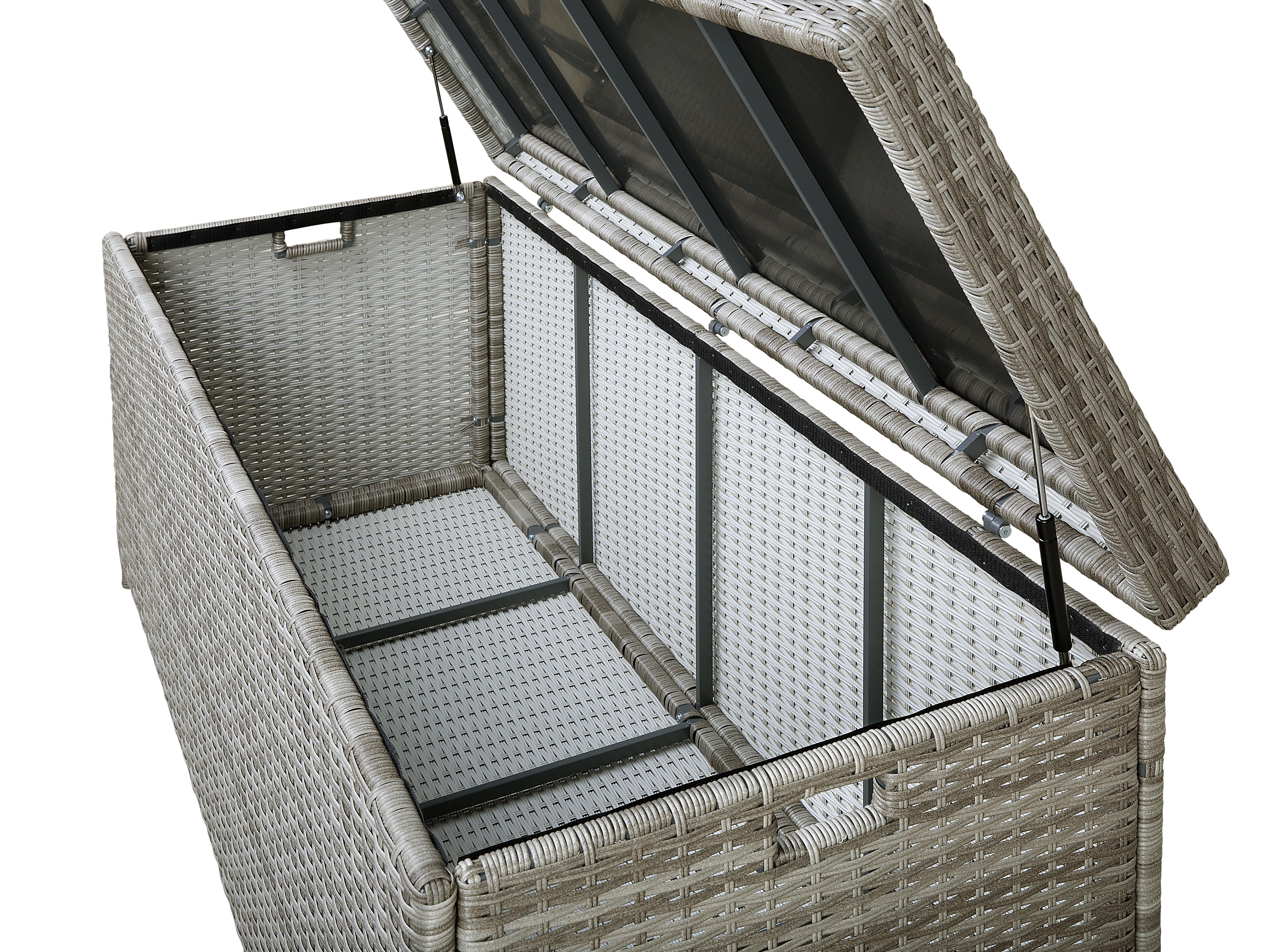 Kussenbox MODENA 158 cm 63 cm Grijs