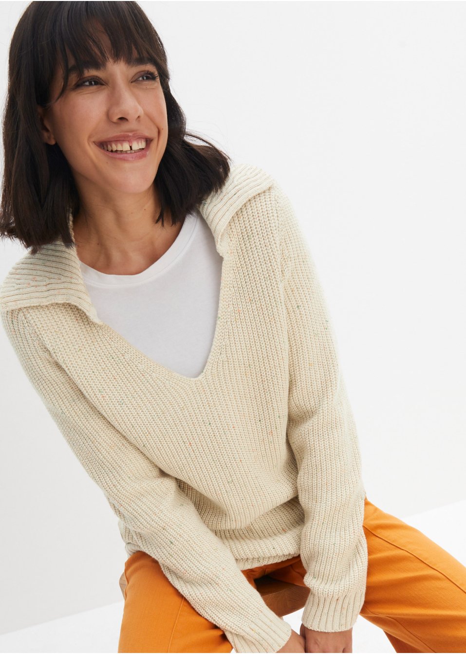 Pull à col polo