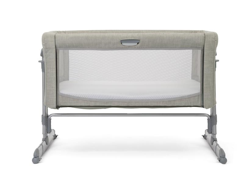 Joie Beistellbett Roomie Glide Almond 52 x 84 cm Babybett mit Wiegefunktion