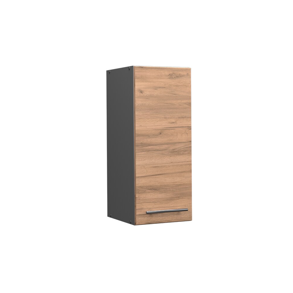 Vicco Hängeschrank Küchenschrank Küchenmöbel Fame-Line Anthrazit Eiche modern 30 cm Küche Einbauküche Hängeschrank Drehtür Einlegeboden Küchenzeile