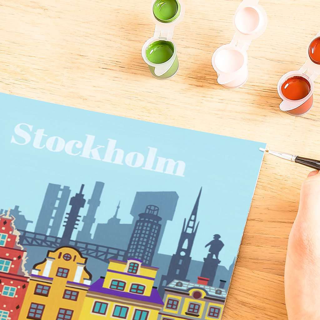 Ravensburger Spiel Farbenfrohes Stockholm