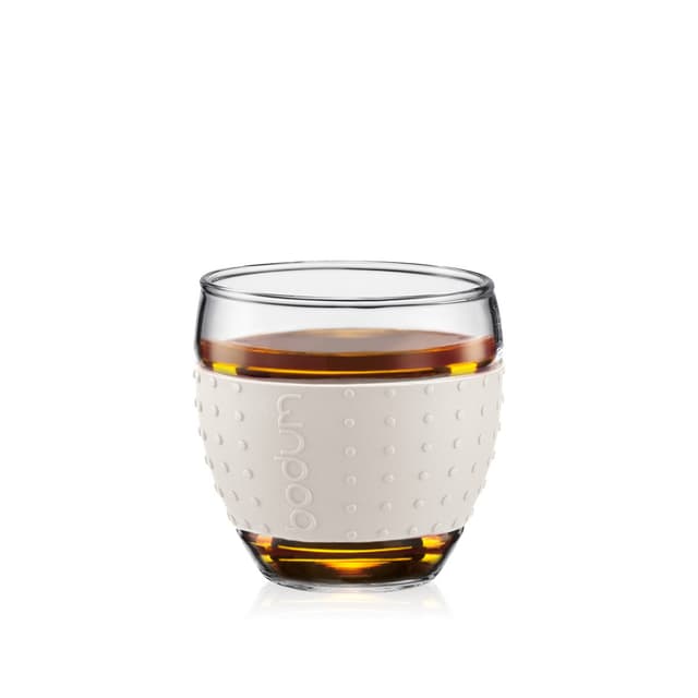 Bodum 2 stk. glas med silikone PAVINA 0.1 L