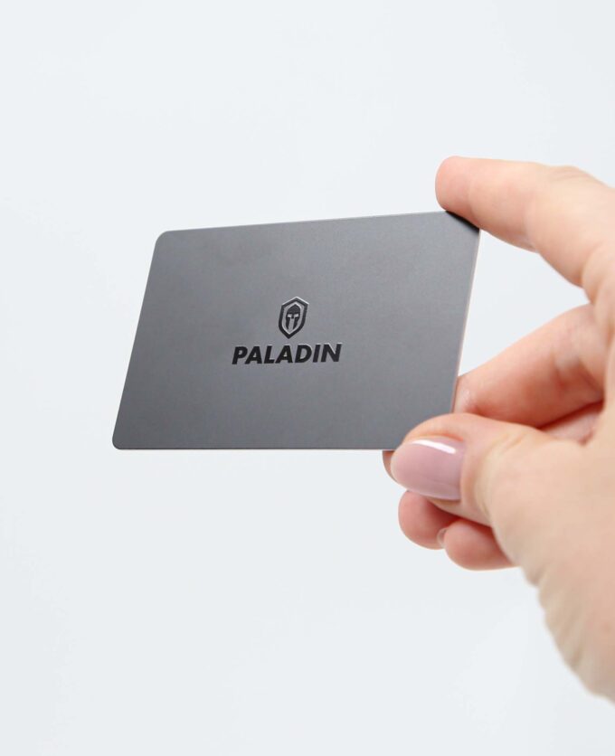 RFID- und NFC-Blocker Portemonnaie Karte zum Schutz gegen Datendiebstahl - Schwarz