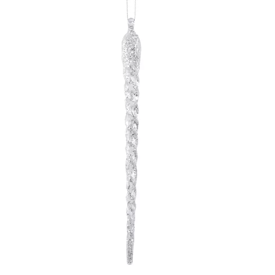 Stalactite Géant de Noël (H28 cm) Transparent