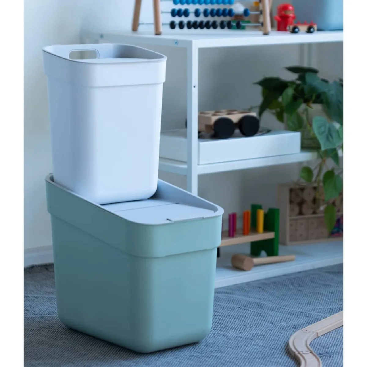 CURVER Ready to Collect 20L - Vert menthe
