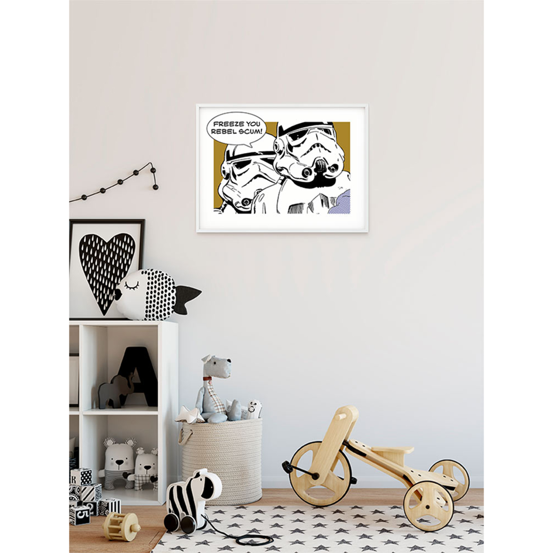 Wandbild STAR WARS CLASSIC COMIC QUOTE - 70x50 cm