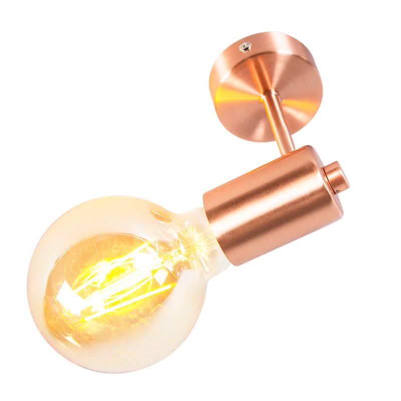 Art deco wandlamp koper kantelbaar - Facil