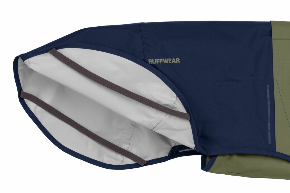 Veste imperméable étanche et coupe-vent sun shower™ avec passage pour la laisse. Couleur: midnight blue (marine/kaki), taille: m