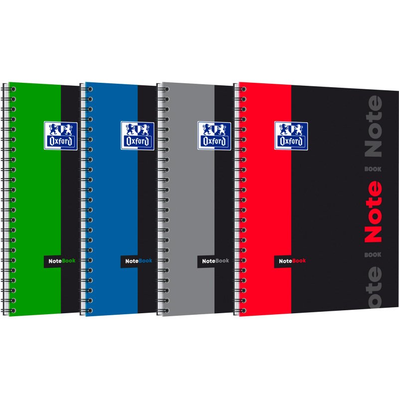 Cahier spirale Oxford Etudiants Notebook A4+ 24 x 32 cm petits carreaux 160 pages