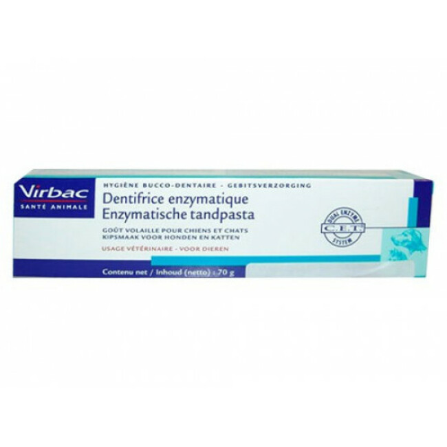 Dentifrice enzymatique soin dentaire Virbac pour chiens et chats