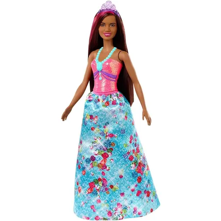 Barbie Dreamtopia Prinzessin Puppe (brünett und pinkfarbenes Haar), Anziehpuppe