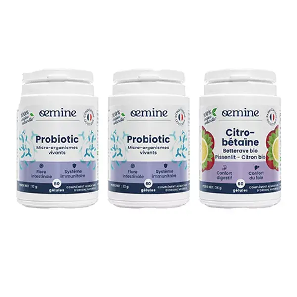 Pacote calmante para digestão Oemine