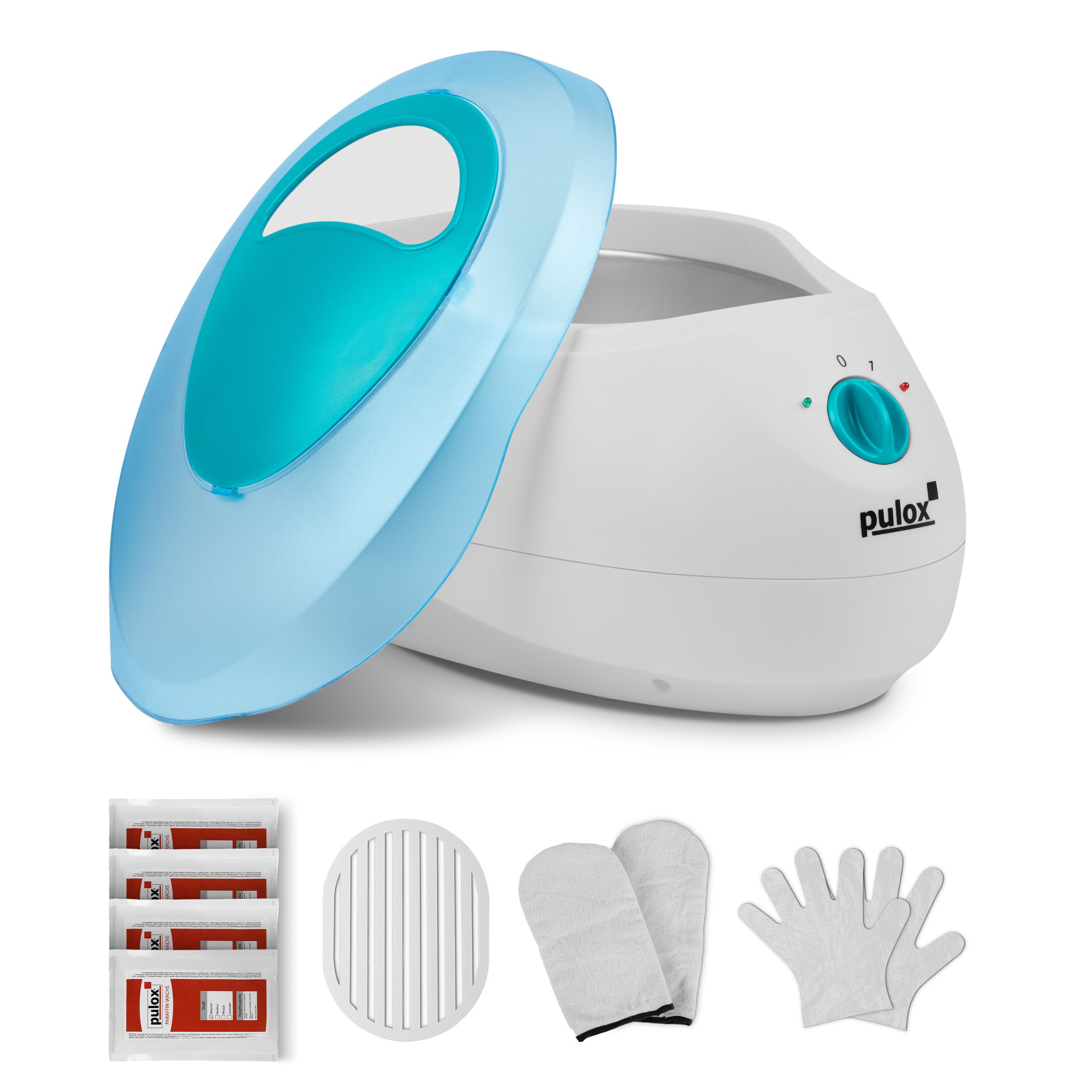 Pulox Paraffin Wachsbad Paraffinbad + 4x Wachs