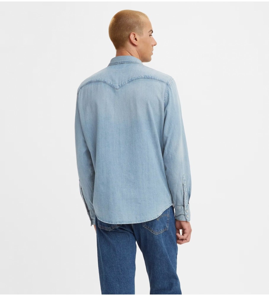 Camisa Levi's Western Barstow azul