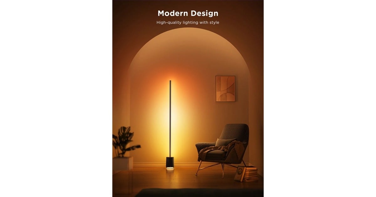 GoveeFloor Lamp Pro  (Zwart, 2,4GHz wifi, Bluetooth)