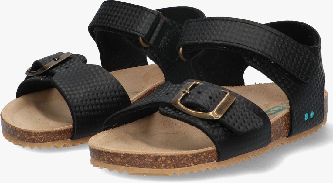 BUNNIESJR zwarte bunniesjr sandalen ben beach