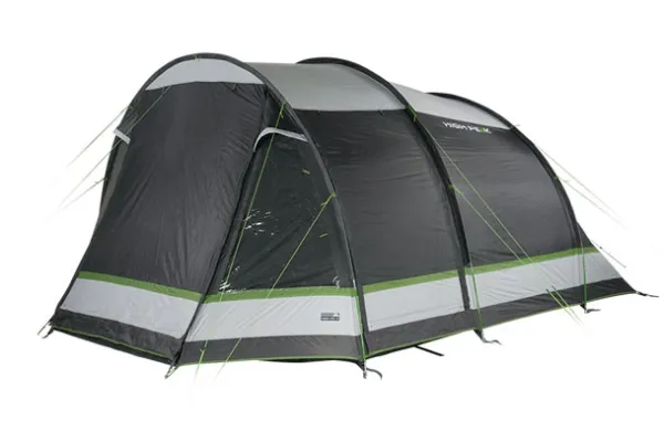 High Peak Meran 5.0, Camping, Tunneltelt, 5 person(er), Grøn, Lys grå