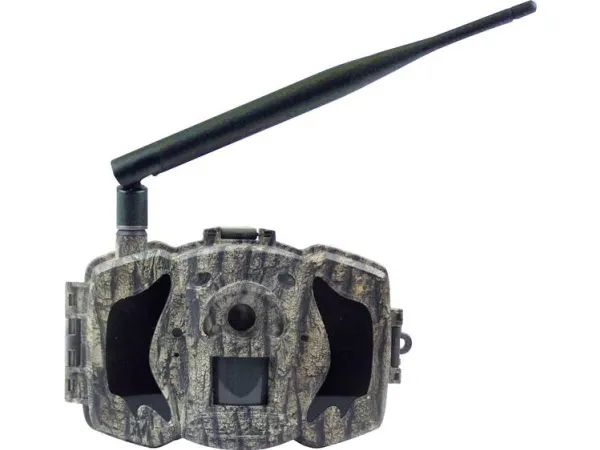 Berger & Schröter MG984G-30M Vildtkamera 30 Megapixel Black LEDer, Fjernbetjening, No-Glow-LED, Lydoptagelse, GSM-modul, 4G billedoverførsel Camouflage