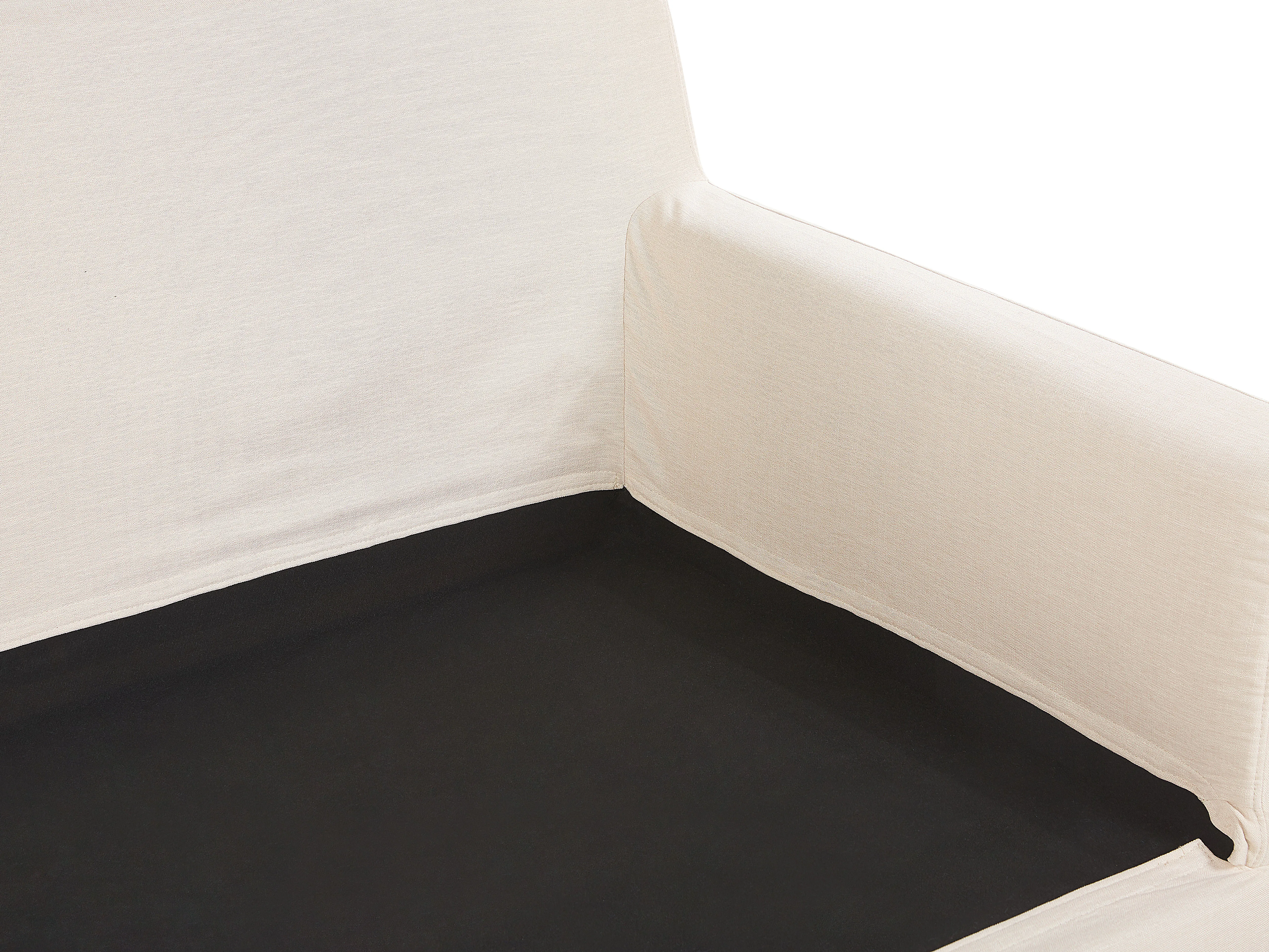 Hoes voor driezitsbank GILJA Beige