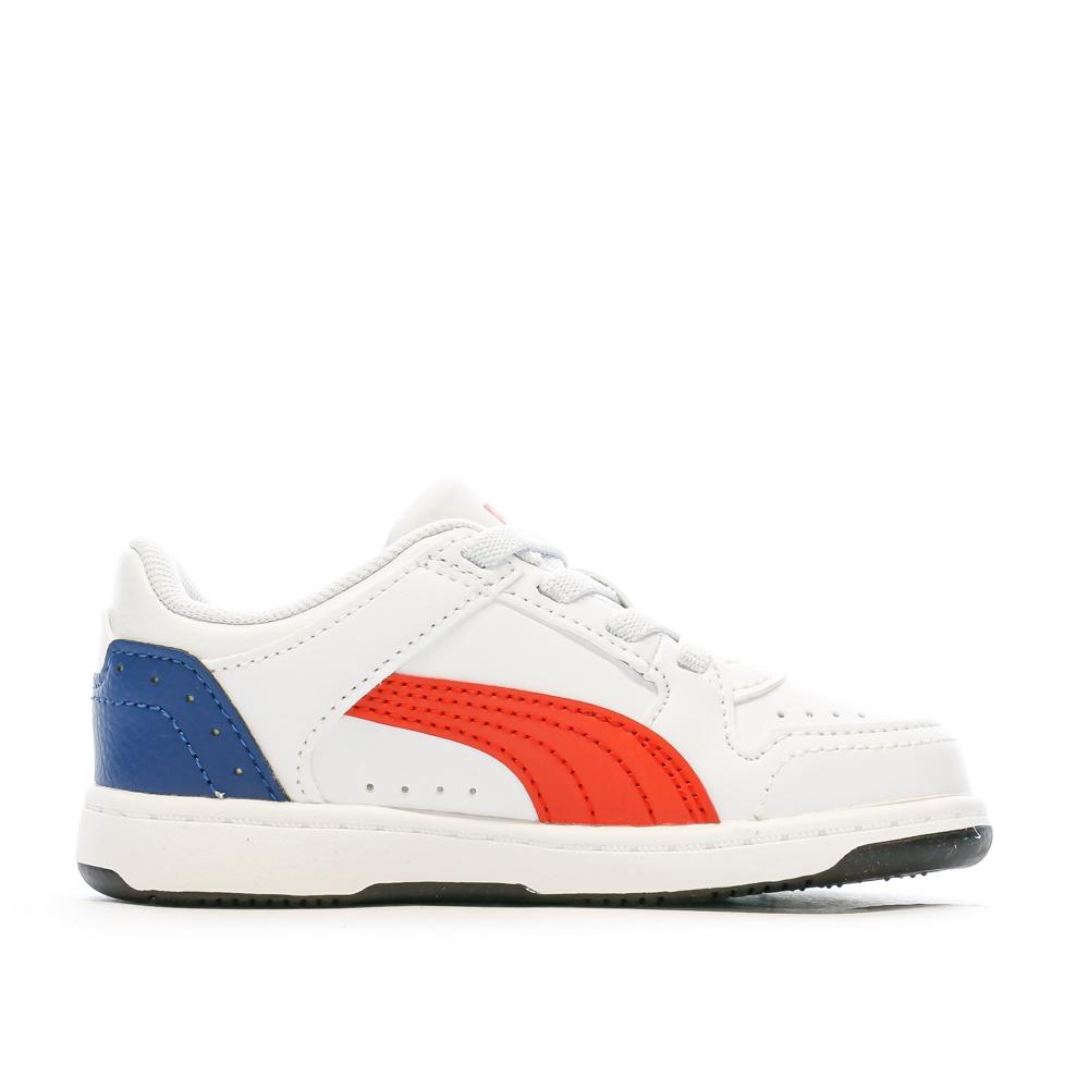 Puma Baskets Bleu/Blanc/Rouge Garçon Puma Inf Reb