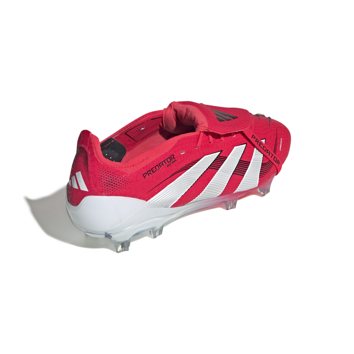 Adidas Predator Elite FT Gras Voetbalschoenen (FG) Rood Wit Zwart