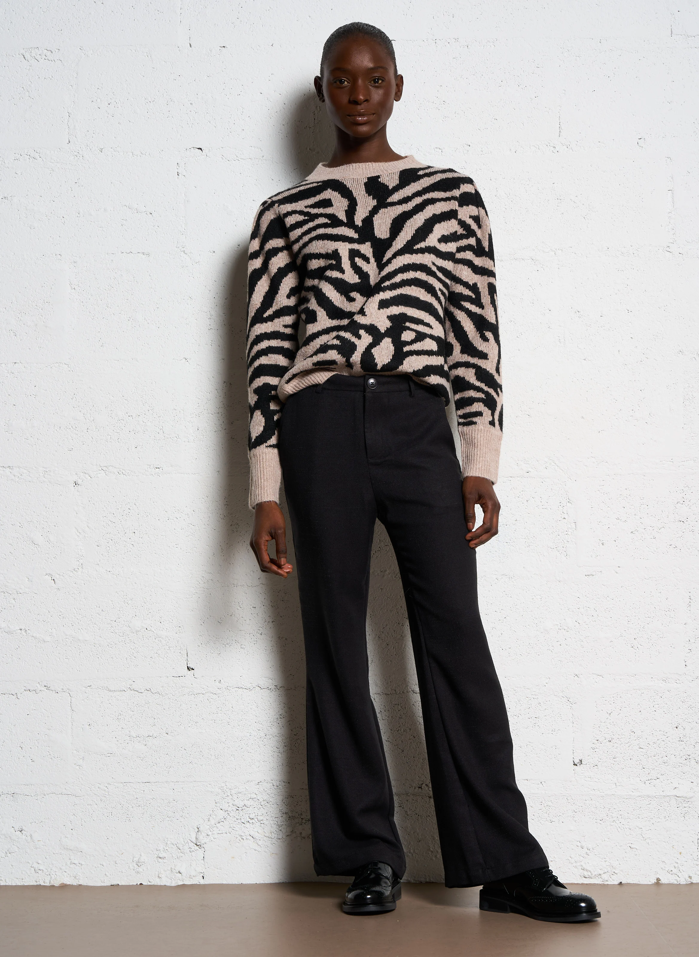 Pantalon droit | Noir