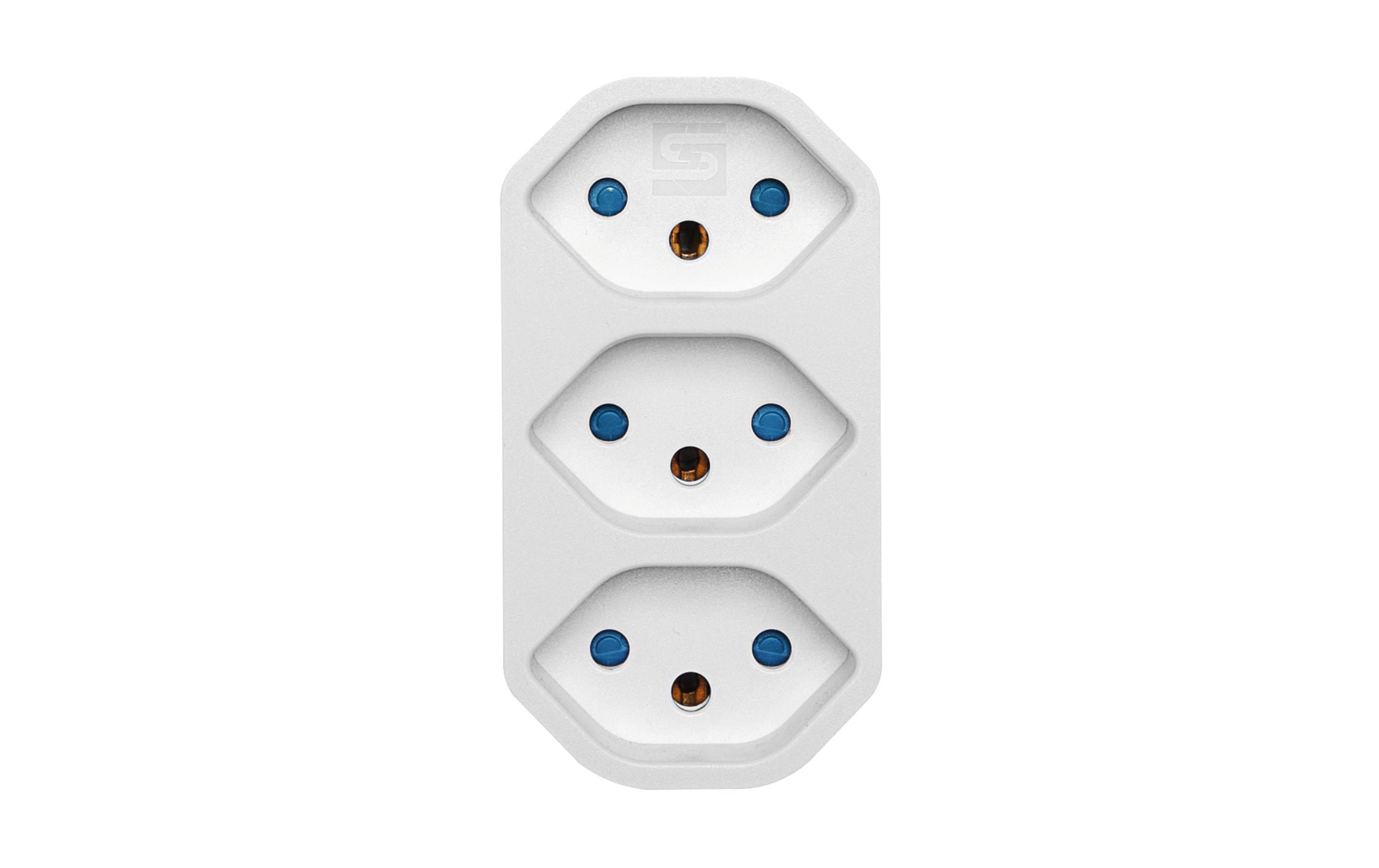 Manta Mehrfachadapter 3xT13 drehbar 3Mehrfachadapter LINE 3xT13 drehbar 320° weiss