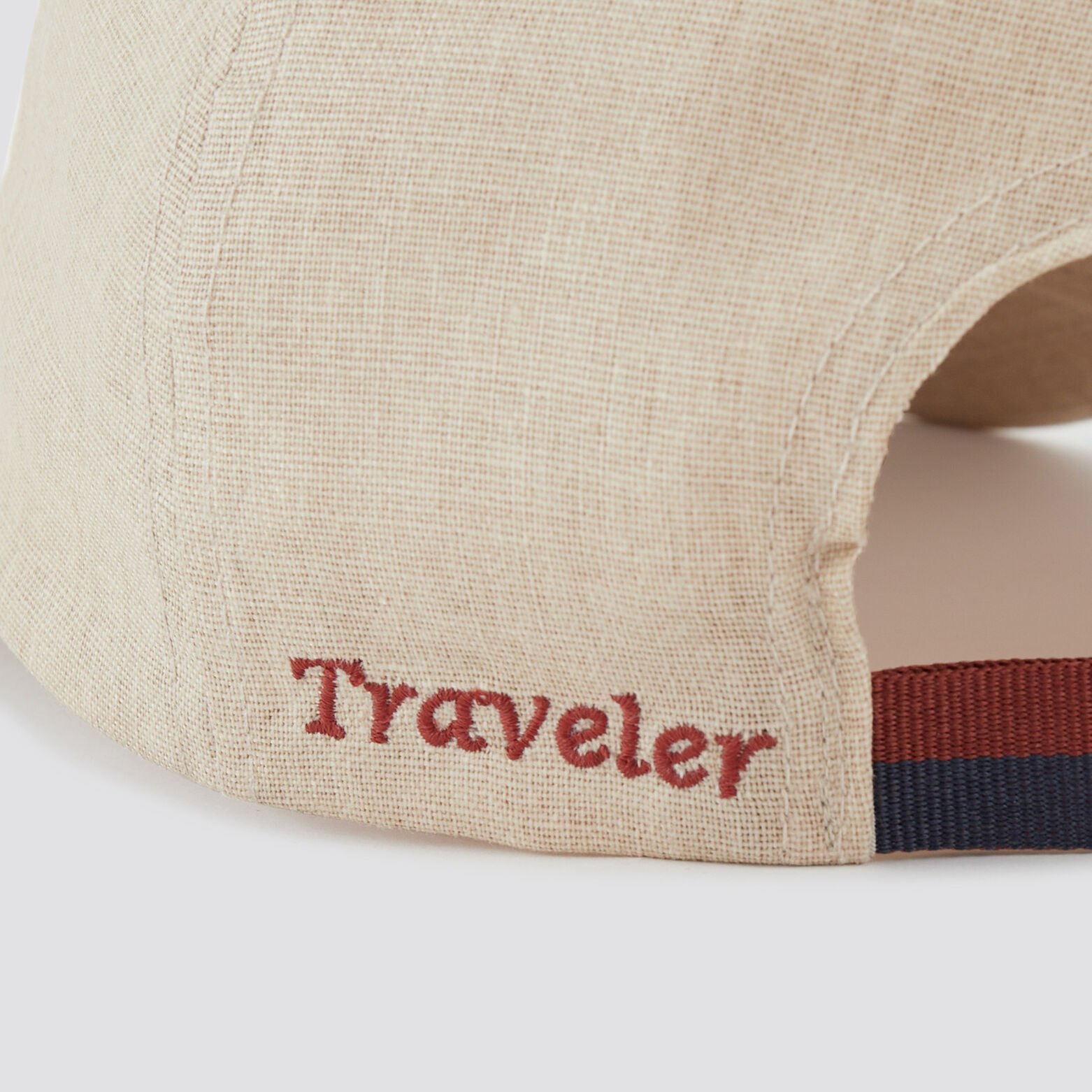 Casquette été broderie latérale Ecru