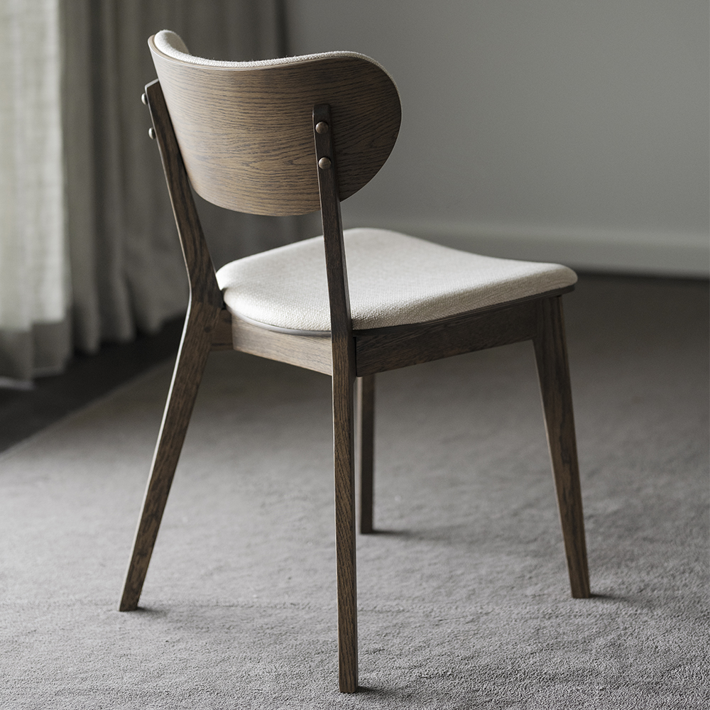 Eetkamerstoel Kato - donker eiken Beige