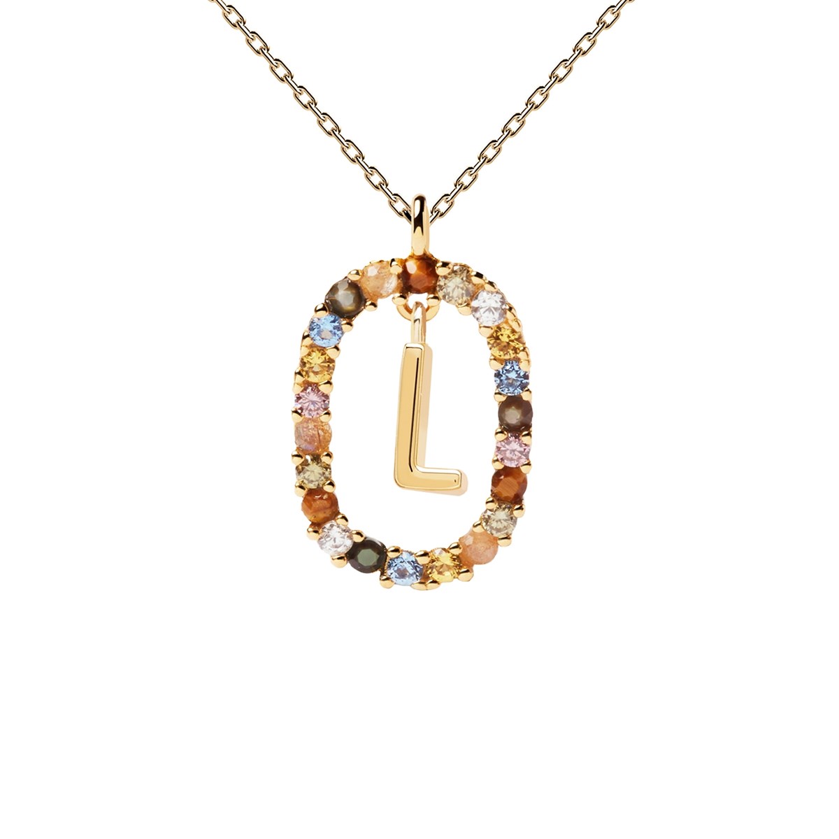 Collier PDPaola Lettre L Collection New Letters